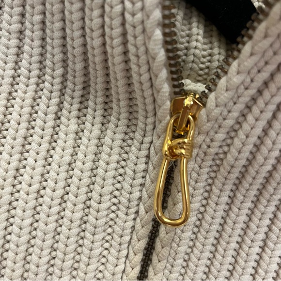 🦢 Nanushka Eria Cable Knit Zip Pullover Sweater 🦢 - Picture 8 of 14
